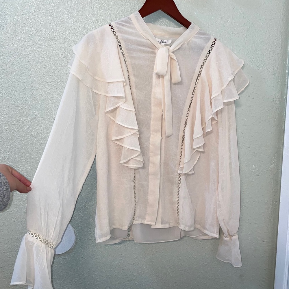 Ivory blouse
